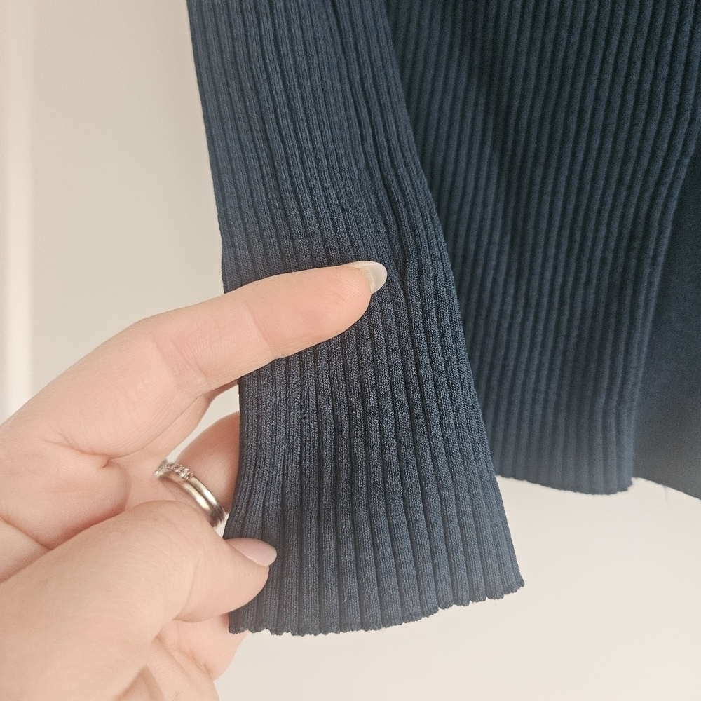 Babaton Emerald Green Ribbed Cardigan - Picture 5 of 6